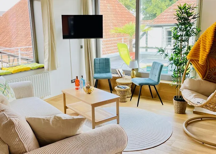 Lejlighed Fewozauber - Domschloss, Zentrum, 6 Personen, Business, Dachterrasse, Familien