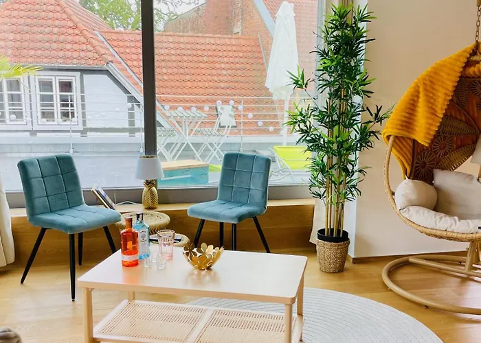 Lejlighed Fewozauber - Domschloss, Zentrum, 6 Personen, Business, Dachterrasse, Familien